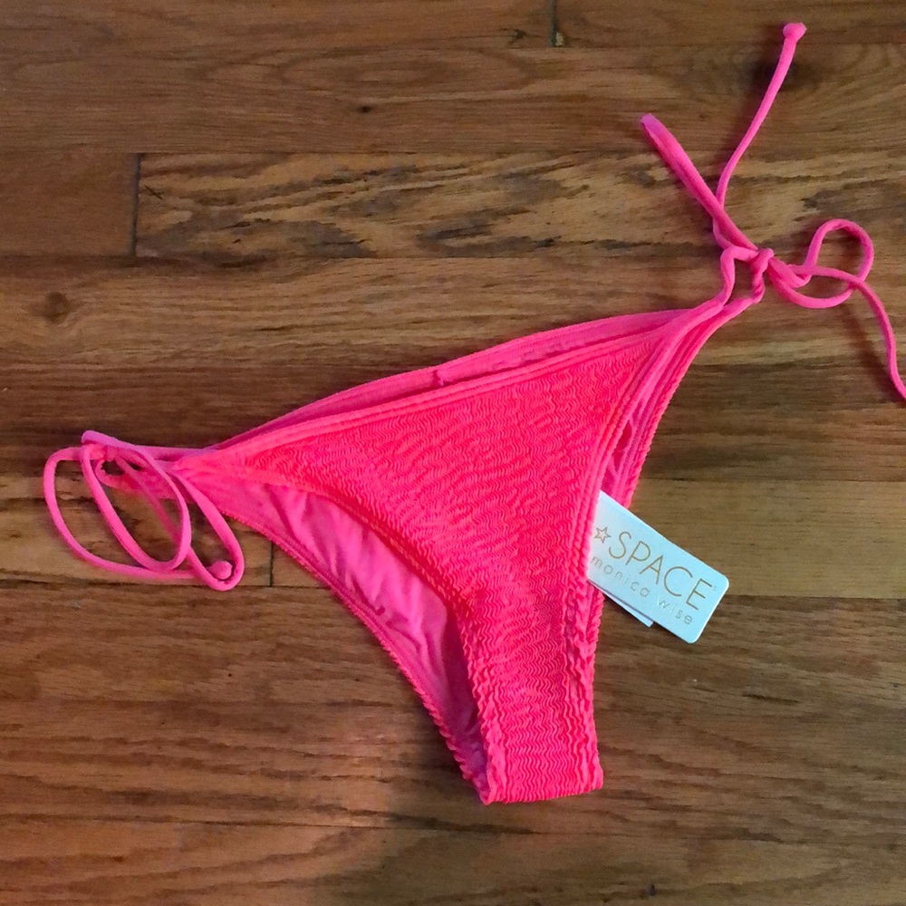 L* Space Lily Pucker Tie Side Bikini Bottom